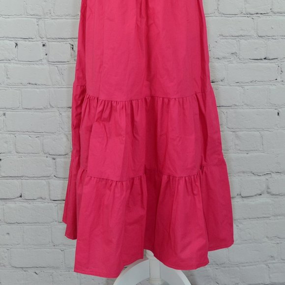 NWT Beautiful Italian Tiered Ruffle Dress - Picture 7 of 8